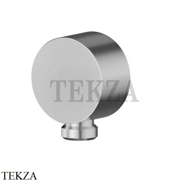 Newform Подключение воды к стене, вывод для шланга 2299.59.066, PVD Brushed Stainless Steel