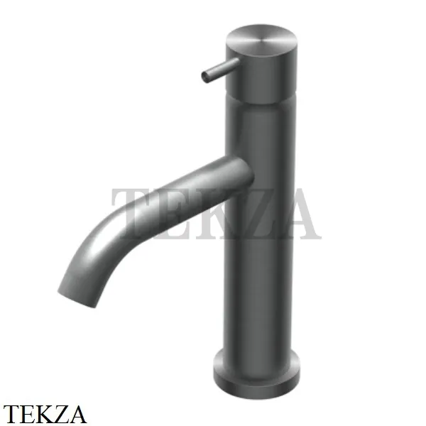 Ritmonio Diametro35 Inox Смеситель для раковины без донного клапана E0BA0123C IBX, Black Stainless Steel