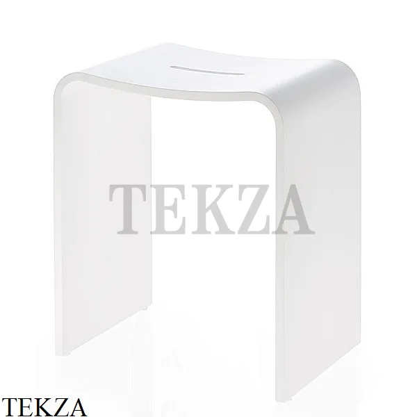 Decor Walther Stone White STOOL Душевая табуретка-подставка 0974750, белый матовый