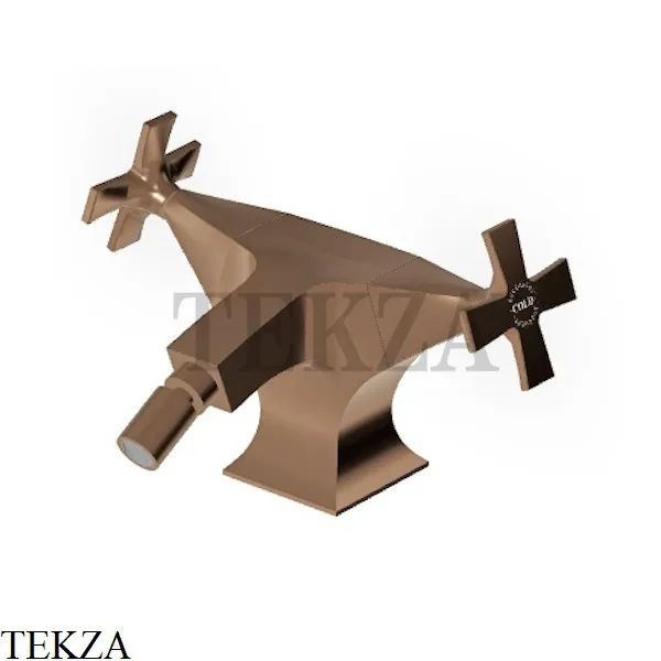 Zucchetti Bellagio Смеситель для биде, с донным клапаном ZB1315.P21, brushed chocolate PVD