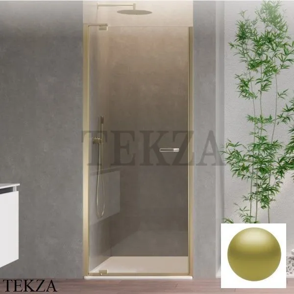 Duka natura 4000 Дверь в нишу распашная 75 крепеж слева, A-DTNL750BRPA10, brass pearl