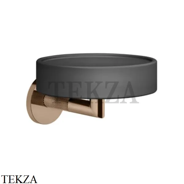 Gessi ANELLO Мыльница настенная композит черный 63702-030, Copper глянец