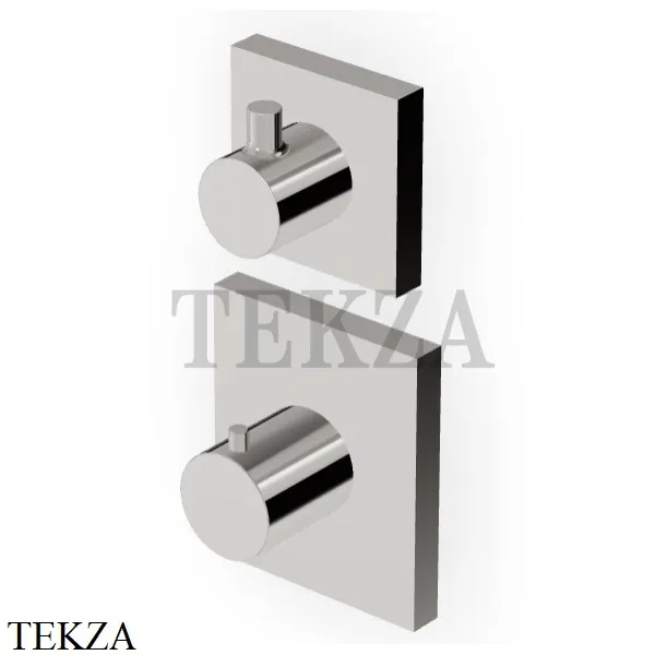Zucchetti Pan Термостат для душа, 1 выход, внешняя часть ZP8659.C3, brushed nickel