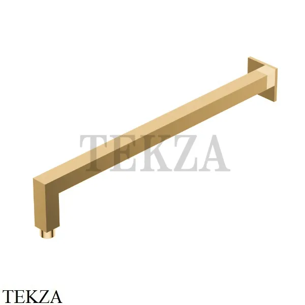 Ritmonio SHOWER Кронштейн настенный квадратный 40 см 75B008 GOX, Brushed Gold