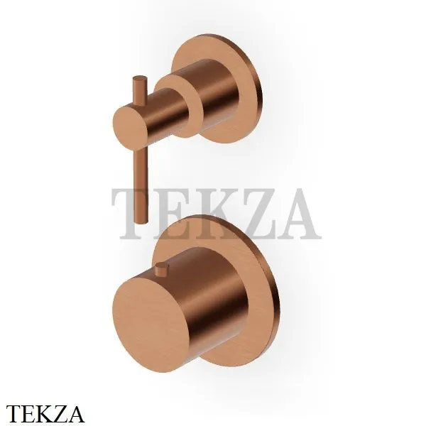 Zucchetti Helm Термостат для душа на 1 поток, внешняя часть ZHL801.XP91, медь brushed