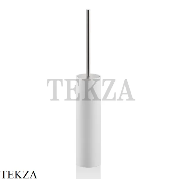 Decor Walther Stone White SBG Туалетный ершик напольный 0970855, белый матовый-stainless steel