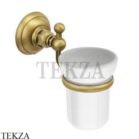 Nicolazzi CLASSICI Стакан настенный, керамика белая 1488BZ, бронза classic