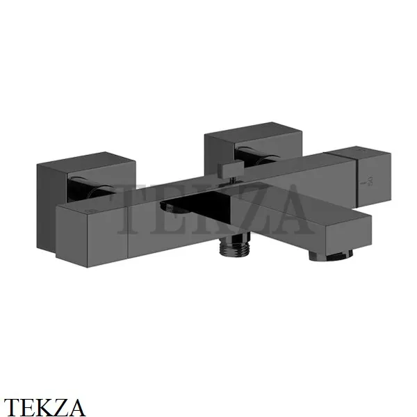Gessi RETTANGOLO K Смеситель термостатический для ванны и душа 20111-707, Black Metal Brushed