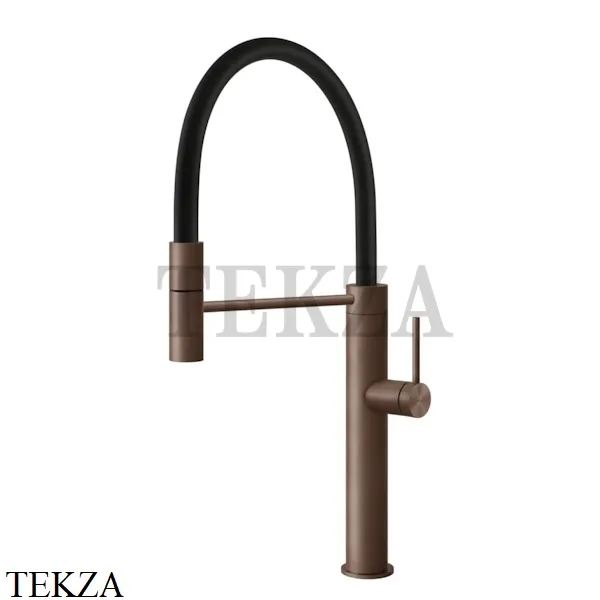 Gessi KITCHEN 316 Смеситель для кухни полупрофессиональный 60010-708, Copper Brushed