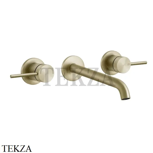 Gessi 316 MECCANICA Смеситель для раковины 18-20, внешняя часть 54294-727, Brushed Brass