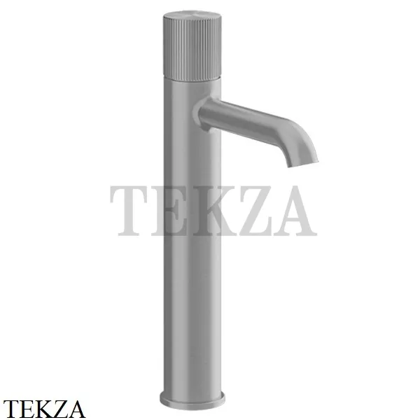 Gessi Habito RIGATO Смеситель для раковины высокий, без донного клапана 70504-149, Finox Brushed Nickel