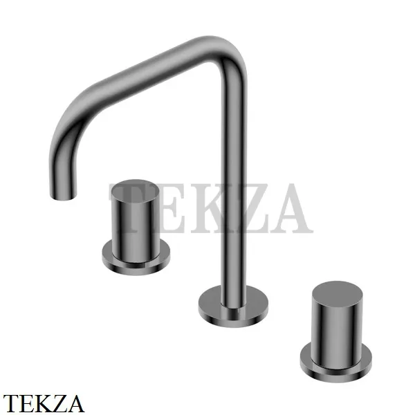 Ritmonio Diametro35 S Смеситель для раковины без донного клапана PR52AE201 CRB, Black Chrome