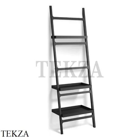 Decor Walther Stone Black HTLA Напольный полотенцедержатель лестница с 3 полками 0932060, черный матовый