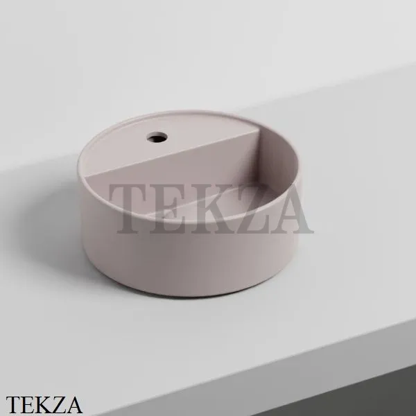Cielo Theo Mini Round Раковина накладная с 1 отв. и без отв., без перелива LPLATFG CP, Cipria