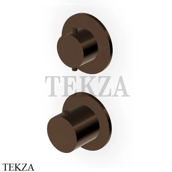 Zucchetti Helm Термостат для душа на 1 поток, внешняя часть ZHE801.XP21, brushed chocolate PVD