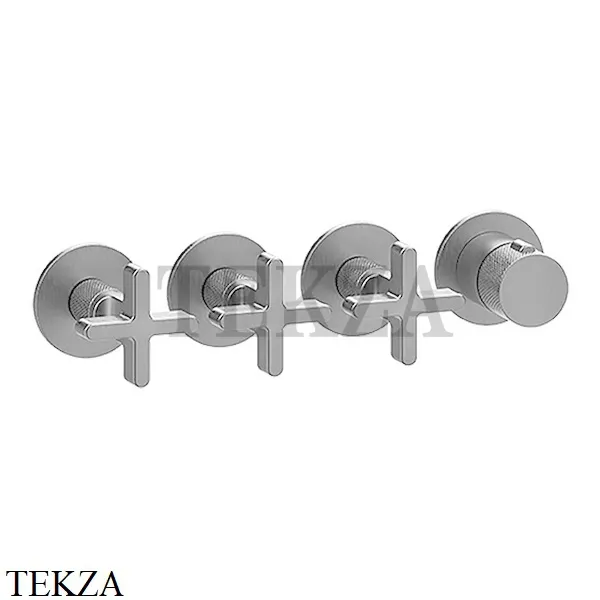 Gessi INCISO SHOWER Термостатический смеситель, 3 потока, внешняя часть 58436-031, хром глянец