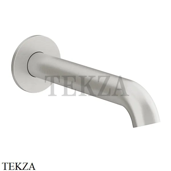 Gessi Origini NEUTRAL Излив для ванны настенный монтаж 66103-149, Finox Brushed Nickel