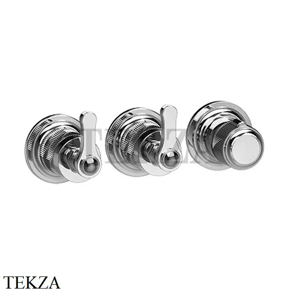 Gessi VENTI20 Термостат для душа, 2 потока, внешняя часть 65334-031, хром глянец