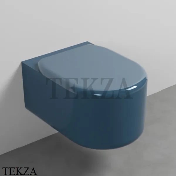 Cielo Itaca Унитаз подвесной, без ободка, сиденье микролифт ITVSK OL, Oltremare