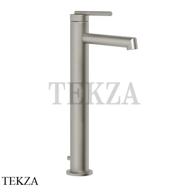 Gessi INGRANAGGIO Смеситель для раковины высокий, с донным клапаном 63503-149, Finox Brushed Nickel