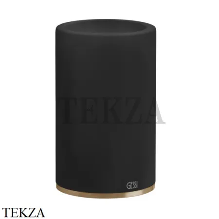 Gessi 316 ACCESSORIES Стакан для зубных щеток настольный композит черный 54732-726, Warm Bronze Br.