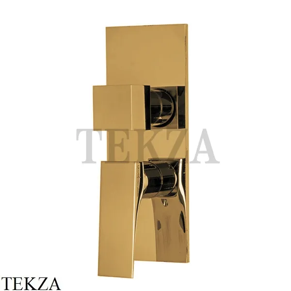 FIMA Carlo Frattini Zeta Смеситель для душа на 2-3 потребителя F3969X6OS, Brushed gold