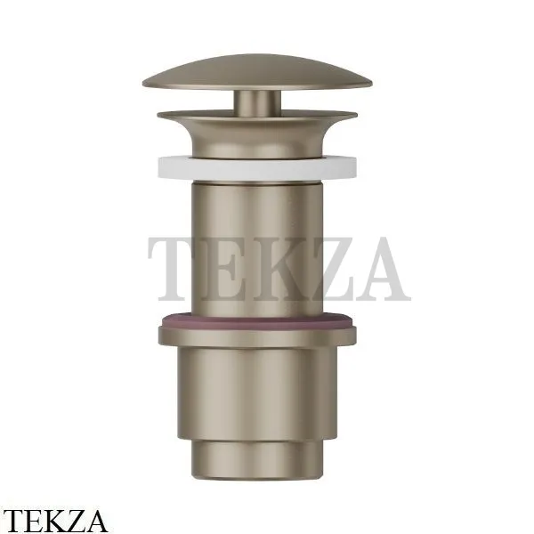 Newform Донный клапан для раковины 65-85 со свободным сливом 229.M0.071, Gold satin