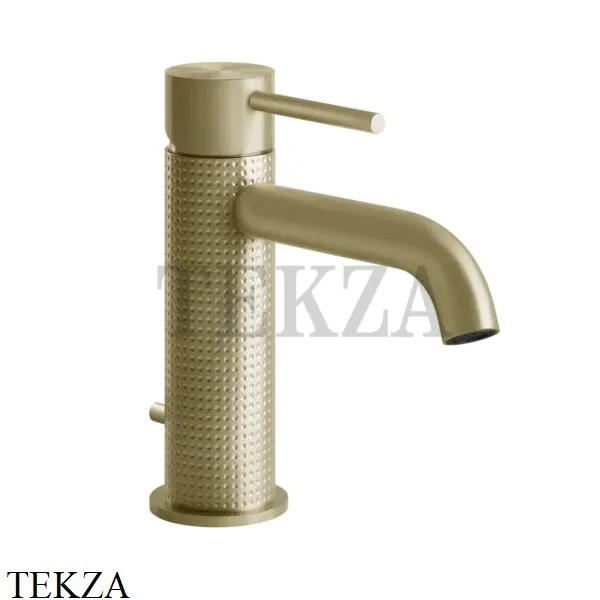 Gessi 316 CESELLO Смеситель для раковины, с донным клапаном 54401-727, Brushed Brass