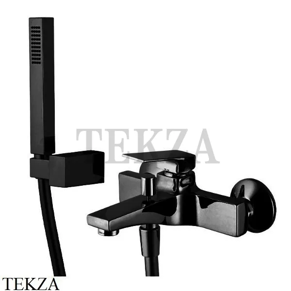 FIMA Carlo Frattini FIT Смеситель для ванны с гарнитуром, F3384NS черный матовый
