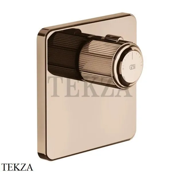 Gessi VENTI20 Термостат для душа, внешняя часть 65316-030, Copper PVD