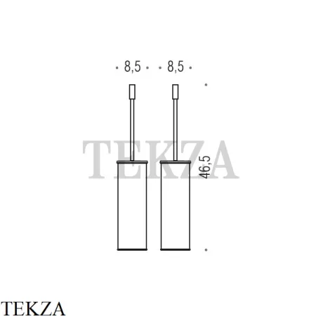 Colombo Plus Туалетный ершик напольный W4961.NM, черный матовый