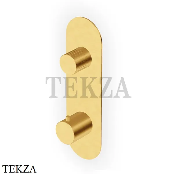 Zucchetti Todd Термостат для душа на 2-3 потока, внешняя часть ZTD644.C41, brushed gold