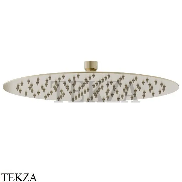 Newform Верхняя душевая лейка D300 сталь 29393X.59.098, PVD Brushed pale gold