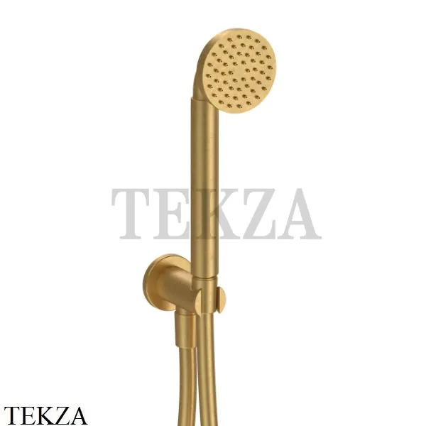 Fantini Icona Classic Душевой набор, ручная лейка, вывод 53Q7R043, Pure Brass PVD