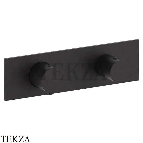 Fantini Nostromo Термостат для душа 1 поток, внешняя часть 87S1G531B, Deep Black