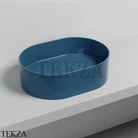 Cielo Theo Oval Раковина накладная, овал, без перелива THLAO OL, Oltremare
