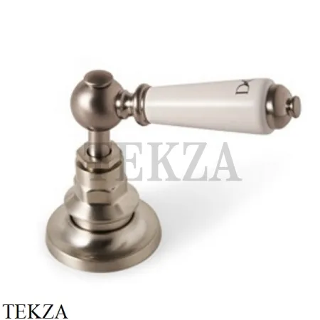 Devon&Devon DANDY Кран запорный одинарный COLD MARD784NKS/C, никель глянец