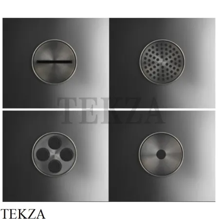Gessi SPOTWATER Душевая головка настенного крепления, распылитель 57265-727, Brushed Brass