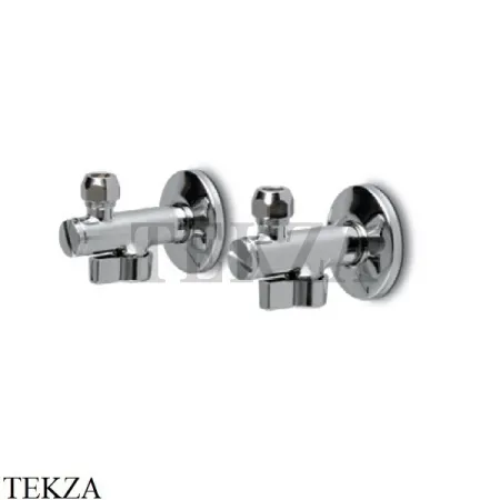 Newform Шаровой кран с фильтром 1/2 дюйма (пара), 125.31.028, Brushed chrome