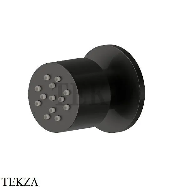 Newform Боковая регулируемая круглая форсунка 553.M0.077, Carbon Satin