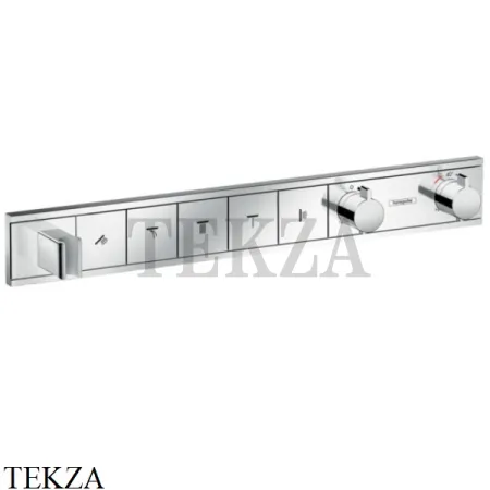 Hansgrohe RainSelect Термостатический модуль, 5 потоков, внешняя часть 15358000, хром глянец