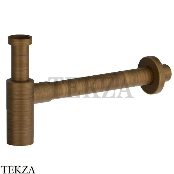 Newform Сифон для раковины бутылочный, 218.47.083, Groove Bronze