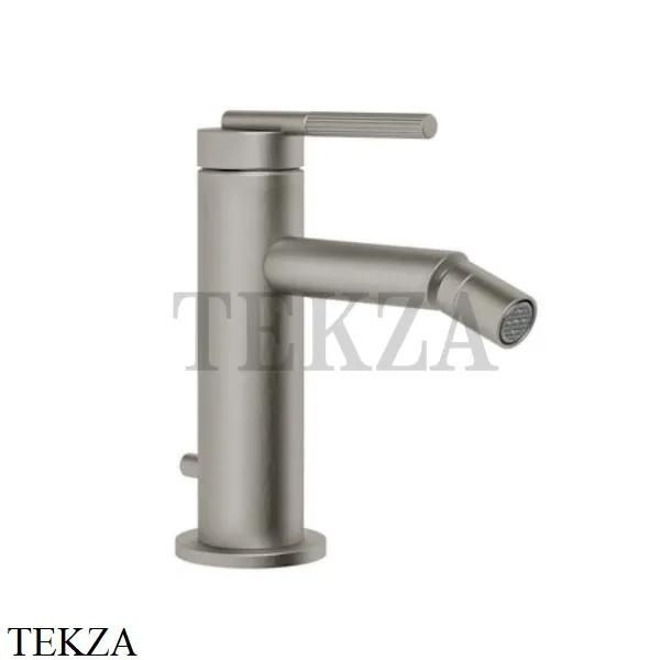 Gessi INGRANAGGIO Смеситель для биде, с донным клапаном 63507-149, Finox Brushed Nickel