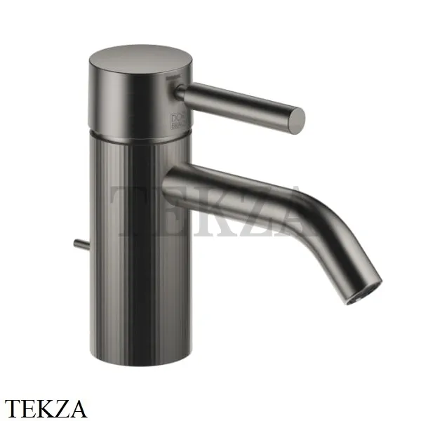 Dornbracht Meta Смеситель для раковины 125, с донным клапаном 33505660-99, Dark Platinum matt