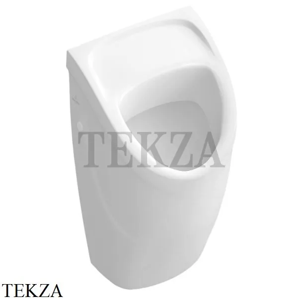 Villeroy & Boch O.NOVO Писсуар скрытый подвод воды, без крышки 75570001, белый глянец