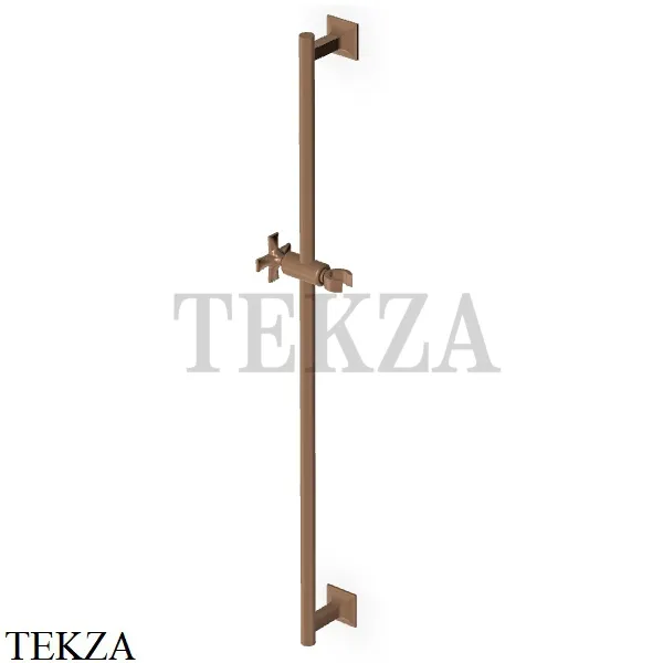 Zucchetti Bellagio Штанга с держателем для ручного душа Z93125.P21, brushed chocolate PVD