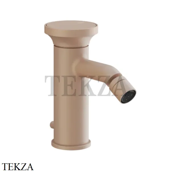 Gessi Origini WARM Смеситель для биде, с донным клапаном 66007-275, Matte Cipria