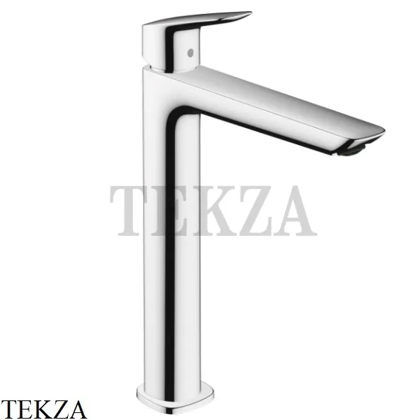Hansgrohe Logis Смеситель для раковины 240 Fine, с донным клапаном 71257000, хром глянец