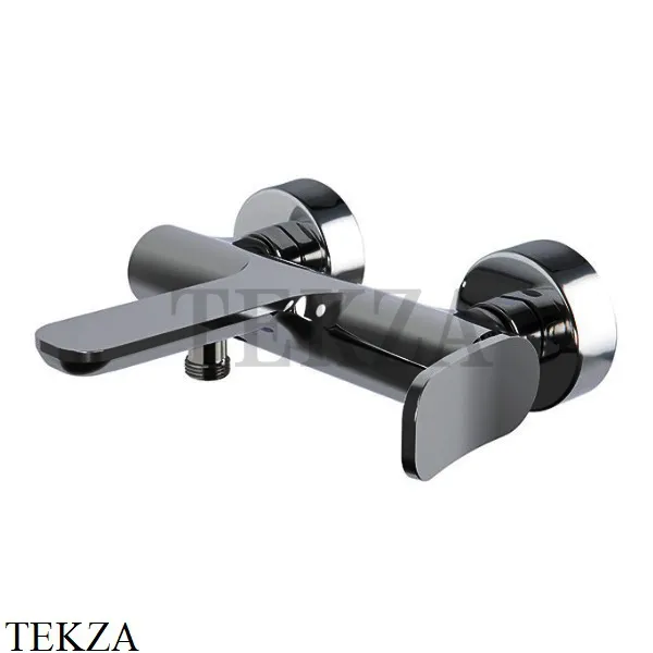 FIMA Carlo Frattini FLO Смеситель для ванны, без гарнитура, F3804/1CS, Brushed black chrome