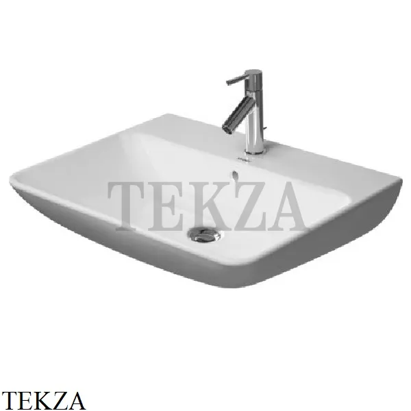 Duravit ME by Starck Раковина подвесная с переливом 2335650000, белый глянец